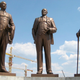 Botswana’s Three Dikgosi Monument, built by the North Korean firm Mansudae in 2005.